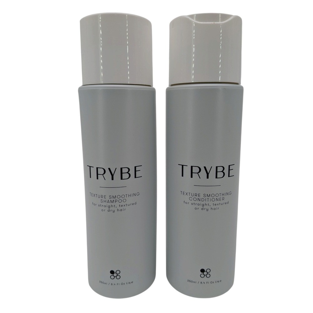 TRYBE Texture Smoothing Shampoo and Conditioner Set 8.4 Fl Oz 250ml New